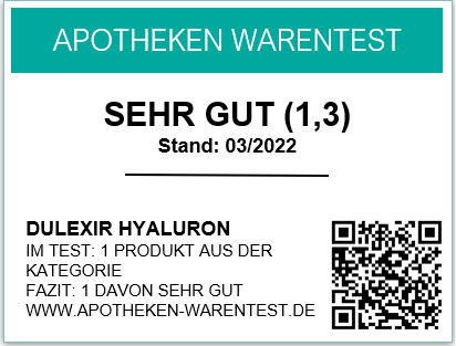 QR Code Dulexir Hyaluron Stiftung Warentest