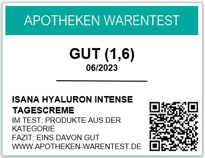 Isana Hyaluron Intense Tagescreme Test QR.C