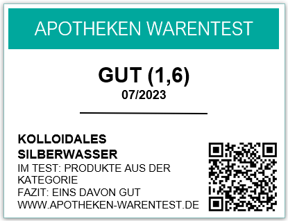 Kolloidales Silberwasser QR.C