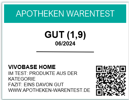 Vivobase Stiftung Warentest QR.C.