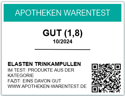 Elasten Trinkampullen Stiftung Warentest QR.C.